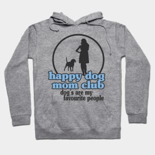 Happy Dog Mom Best Dog Mom Puppy Mother Paw Dog Lover Hoodie